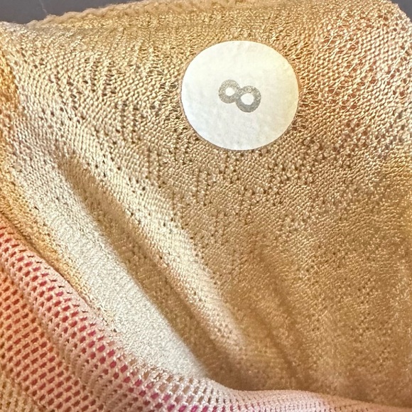 Lululemon Rehearsal Tank Top Adjustable Straps Sz 8 Pink Ballet Workout - Picture 10 of 10